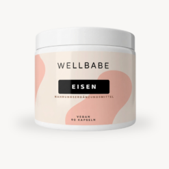 Wellbabe Eisen Bisglycinat Vitamin C vegane Kapseln