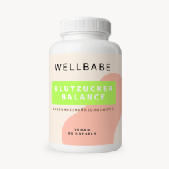 Wellbabe Blutzucker Balance Kapseln mit Chrom Picolinat 40 µg vegan pflanzliche Extrakte