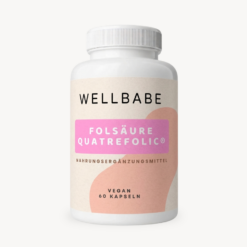 Wellbabe Folsäure Quatrefolic 5-MTHF vegane Kapseln
