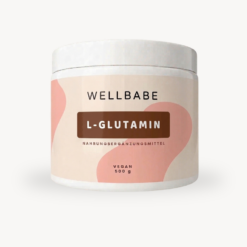 Wellbabe L-Glutamin Pulver 500g vegan hochrein aus Fermentation