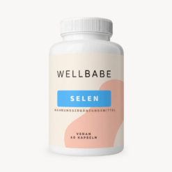 Wellbabe Selen L-Selenomethionin vegane Kapseln