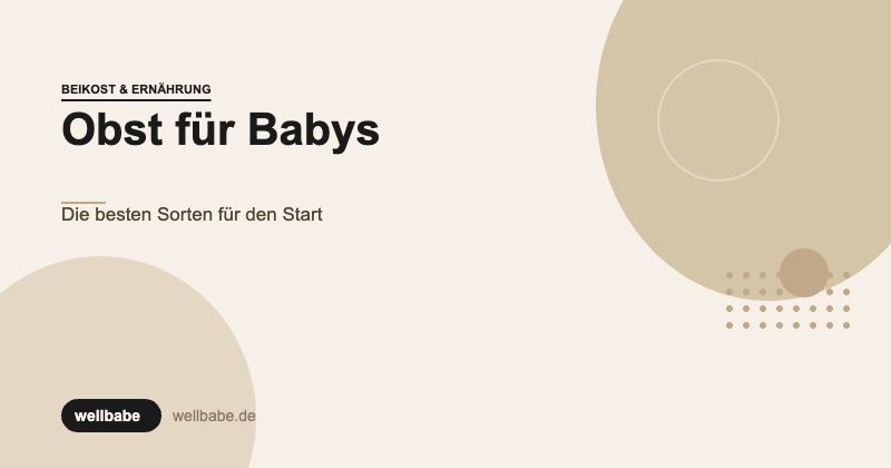 Obst für Babys