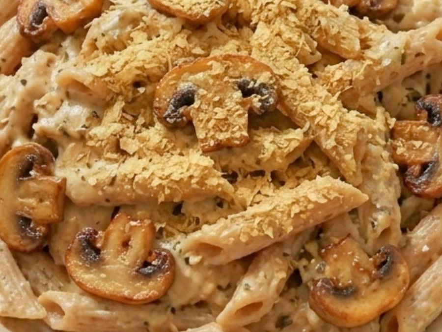 Sonnige Pilz-Pasta